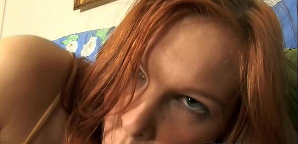  Russian Redhead With Big Boobs Fucking Without A Rubber